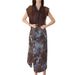 French Loose Atmosphere Summer Backless Floral Strap Dress Top Two-Piece Set 2025_ecoleips.com