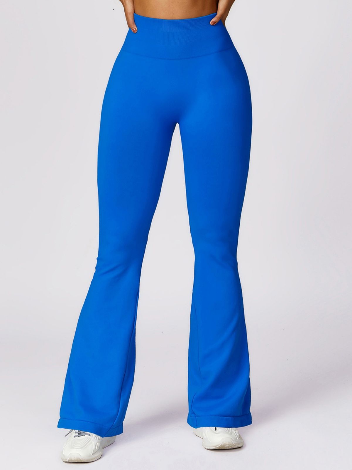 Women's Clothing Wide Leg Tight Seamless Hip Lifting Yoga Flared Pants Tummy Control High Waisted Flared Casual Sports Pants Yoga Pants_ecoleips.com