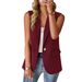 DiYun European And American Women's Blazer 2023 Spring/Summer Loose Elegan Commuing Sleeveless_ecoleips.com