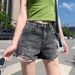 Women's Clothing High-Waisted Slimming Denim Shorts Trendy Ins Style Wide Leg Ripped A-Line Hot Pants Spring/Summer Fashion_ecoleips.com