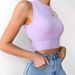 Women's Backless Crisscross Strap Bow Top Sleeveless Pullover round Neck Sweet Style for Winter 2024_ecoleips.com