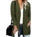 Women’s Longline Knit Cardigan – Oversized V-Neck Button-Up Coatigan (S-XXXL, 14 Colors)_ecoleips.com