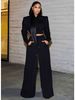 Women’s Elegant Hooded Top & Straight-Leg Pants Set – Long Sleeve Office-to-Outfit Coordinated Suit (S-XXL) | Minimalist Chic & Versatile_ecoleips.com