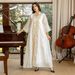 Women's Clothing Embroidered Evening Gown Sequin Splicing Dress Robe_ecoleips.com