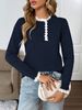 K New Sweet Retro Style Women's Lace Patchwork Button Cardigan Sweater_ecoleips.com