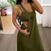 Women's Clothing Summer Style Women's Temperament Casual Dress Two Piece Set Solid Color Personality For Formal & Casual For Women_ecoleips.com