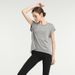 Women’s Clothing Short Sleeved Quick Drying Sportswear T Shirts Fashionable Yoga Clothes Back Tops Running And Jumping Sweat Inducing Fitness Clothes_ecoleips.com