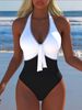 Women's Swimwear Swimming Suit Beach Outfits Summer Beach Festival Vacation Travel Sexy Luxury Modern One Piece Bodysuits_ecoleips.com