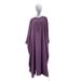Modest Abaya Dress Large Swing Robe Solid Color Bat Sleeve Plus Size Women's Dress Pink Apricot Fashion England Style Spring/Autumn Summer_ecoleips.com