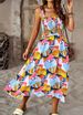 Spring Summer Elegant Women High Waist Slimming Camisole Short Sleeve Party Dress_ecoleips.com