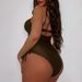 Women's Clothing Brown Cutout Strappy One Piece Swimsuit Style Women's Bikini Swimwear For Formal & Casual For Women_ecoleips.com