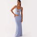 European And American Sexy Women's Fashion Cross-Border New Strap Deep V-Neck Hollow Irregular Patchwork Solid_ecoleips.com