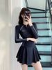Women's Long Sleeved One Piece Swimsuit Slimming Sporty Elegant INS Style Hot Spring New Fit Conservative_ecoleips.com