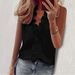 Spring Summer Fashion New Sleeveless Ruffle Blouse Plus Size Women's Top Shirt_ecoleips.com