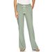 Women High Waist Wide Leg Culottes Dress Embroidered Cotton Linen Soft Breathable Casual Pants Slimming Leg Lengthening_ecoleips.com