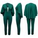 Women's Clothing Black Fashion Professional Bat Sleeve Jumpsuit_ecoleips.com