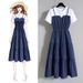 plus Size Women's Fashion Faux Two-Piece Long Dress Summer 2026 Chinese Style Slimming Short-Sleeved Suspender Dress for Chubby Girls_ecoleips.com