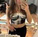 Women's Sexy Hot Girl Strapless Body Print Top Trendy Mature Short Top American Summer Ins Style_ecoleips.com