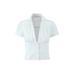 Spicy Girl V-Neck Single-Breasted Short Top Women's Low-Waist Drawstring A-Line Skirt Two-Piece Set_ecoleips.com