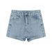 Petite Women's Summer 2025 New Slim Fit Hip-Wrapped Anti-Exposure Denim Short Skirt Trendy_ecoleips.com