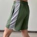 2025s 【T7311】Unisex SU Dry Mid Pants Side Seam Color Block Shorts_ecoleips.com