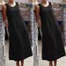Spring/Summer Plus-Size Women's Clothing For Plus-Size Women, Loose And Slimming, Best-Selling Cotton Sleeveless Dress_ecoleips.com
