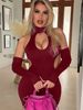 Summer 2026 Sexy Cutout Hanging Neck Dress European American Solid Color Tight Wrapped Hip Dress For Women_ecoleips.com