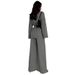 2025 European American Cross-border Women's Fashion Elegant Wide-leg Pants And Blazer Top Two-piece Set For Women_ecoleips.com
