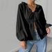 Voya Women's Simple And Intellectual Style T-Shirt, Autumn/Winter Oversized Batwing Sleeve Loose Cardigan Top_ecoleips.com