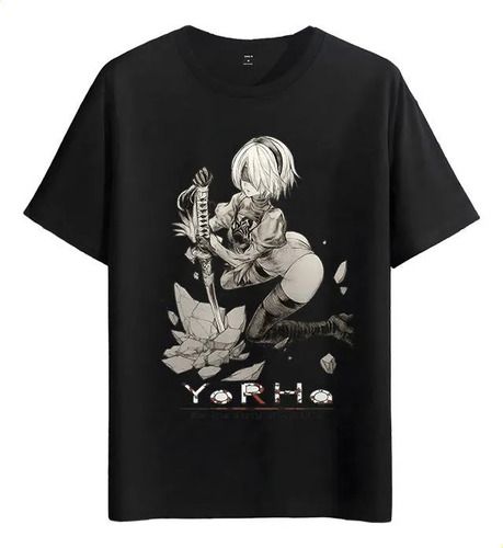 Women's T-Shirts Tshirt Muscle Freaks Yorha Nier Automata Style Drawing_ecoleips.com