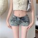 2025s American Style Spicy Girl Low Waist Denim Ultra Shorts Women Summer Slim Fit Hip-Hugging Hot Pants_ecoleips.com
