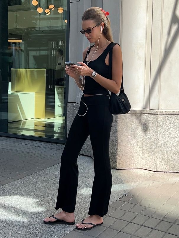 Aria Basics Aria Basics Cross-border Solid Color Pants Set, European And American 2025 Autumn New Slim-fit Stretch Casual Vest Set_ecoleips.com
