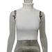 Women's Clothing Spring And Summer Hot Sale New Style Knitted Sweater Hot Girl Striped Small Vest High Neck Sleeveless Solid Color Bottom Shirt_ecoleips.com