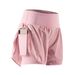 2025s 2025 Summer New Women's Casual Loose High-Waisted Ruffle Yoga Sports Shorts_ecoleips.com