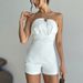 Women's Sexy And Stylish Solid Color Jumpsuit Sleeveless Strapless Slim Fit for Summer_ecoleips.com