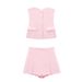 Women's Clothing 2025 Spring New Silk Satin Texture Tight Top + Split Patchwork Skirt Set_ecoleips.com