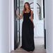 New Arrival Summer French Fashion Temperament Solid Color Slim Formal Party Gown Dress For Ladies_ecoleips.com