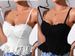 Sexy Hot Girl Women's Suspenders Splicing Lace Irregular Fishbone Vest Style_ecoleips.com