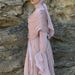 Elegant Temperament Flared Sleeves Robe Dress Spring New Formal Occasion Women Dress Lotus Leaf Edge Design O-neck Evening Dress_ecoleips.com