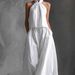 Summer Two Piece Set For Women Loose Sleeveless Top And High-Waisted Wide Leg Pants_ecoleips.com