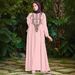 Women's Fashion Print Dress Autumn New Style Foreign Trade Clothing_ecoleips.com