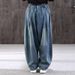 Women's Clothing Spring And Autumn New Loose Large Size Jeans For Women Retro Art White Mopping Casual Baggy Pants Bloomers Trend_ecoleips.com