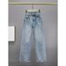 High-Waisted Straight Leg Jeans For Women - Stretch Denim Pants With Star Rhinestone Embellishments & Classic Blue Wash_ecoleips.com