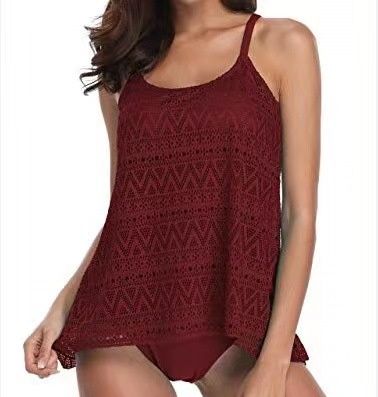 Aria Basics 's Best-selling European And American Plus-size Swimsuit For Women, Strapless, Wire-free, Low-waist Bikini_ecoleips.com