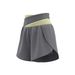 Juyitang Women's Color Matching Fake Two-Piece Set Nude Anti-Exposure Yoga Shorts Fitness Sports Summer Running Clothes_ecoleips.com