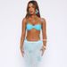 Women's Clothing Shirt Skirt Women's Summer Long Blue Translucent Sexy Hip Skirt_ecoleips.com