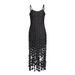 Women's Clothing Sexy Style Autumn Embroidery Suspenders Hollow Slit Fashion Hip Suspender Skirt_ecoleips.com
