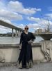 New Fashion Turkey Kaftan Black Color Arabic Robe Muslim Kimono Party Dresses Islamic Clothing For Women Gulf Abayas Ramadan 2XL_ecoleips.com