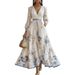 2025 European And American Hot Selling Printed Holiday Dress_ecoleips.com