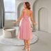 2025 Spring/Summer New High-End Mesh Sleeveless Tube Top Dress European And American Fashion Elegant Socialite Light_ecoleips.com